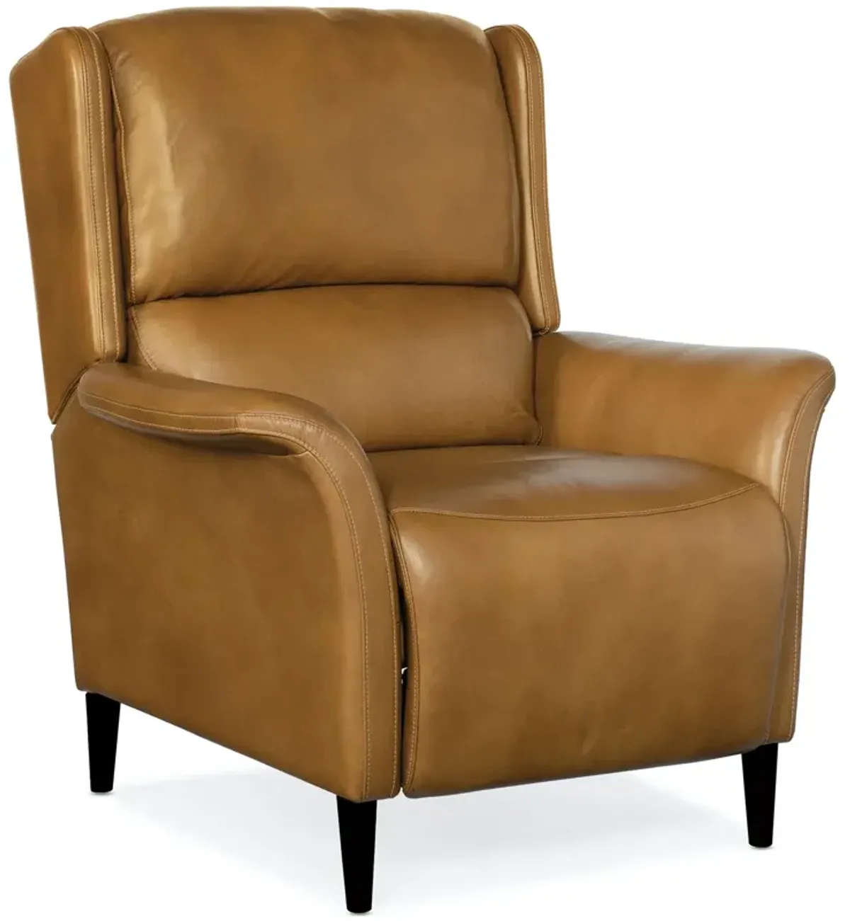 Hooker Furniture Deacon Rogue Camel Leather Power Recliner Chair with Power Headrest