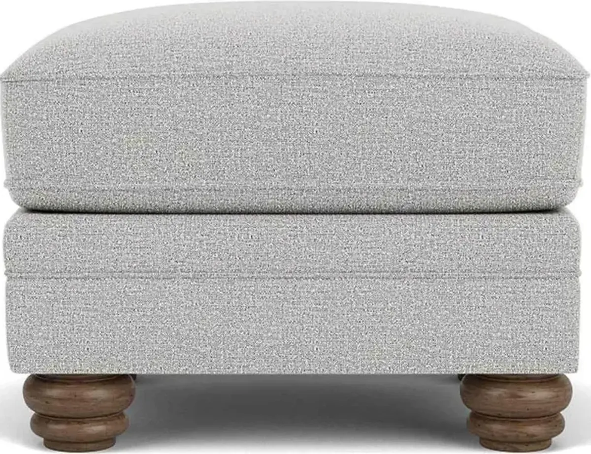 Flexsteel Bexley Silver Glacier Ottoman