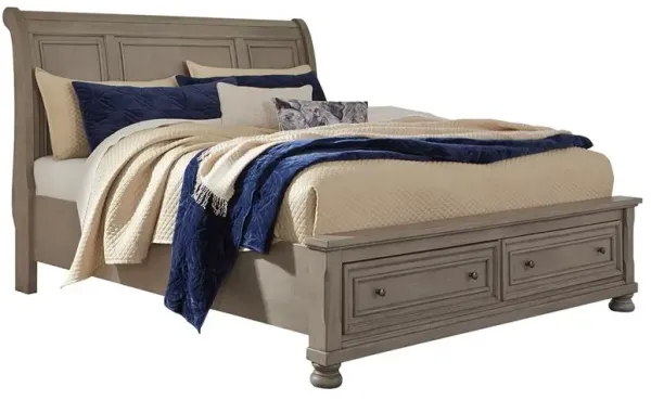 Ashley Lettner Light Gray Queen Sleigh Bed