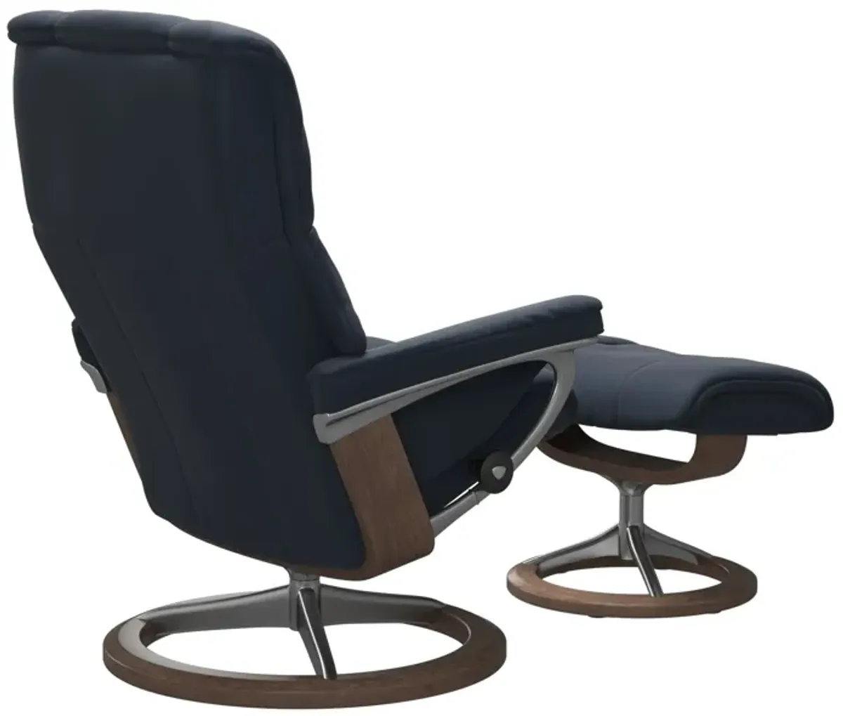 Stressless Mayfair Small Classic Base Chair & Ottoman