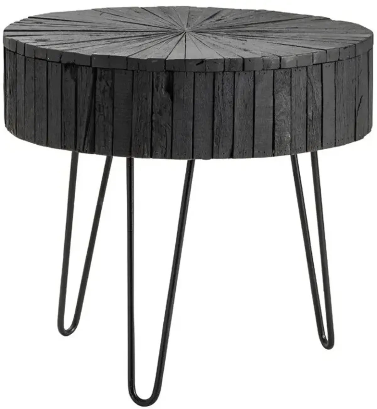 Crestview Drummond Black End Table