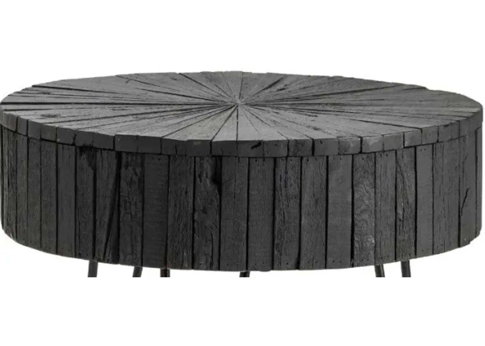 Crestview Drummond Black End Table