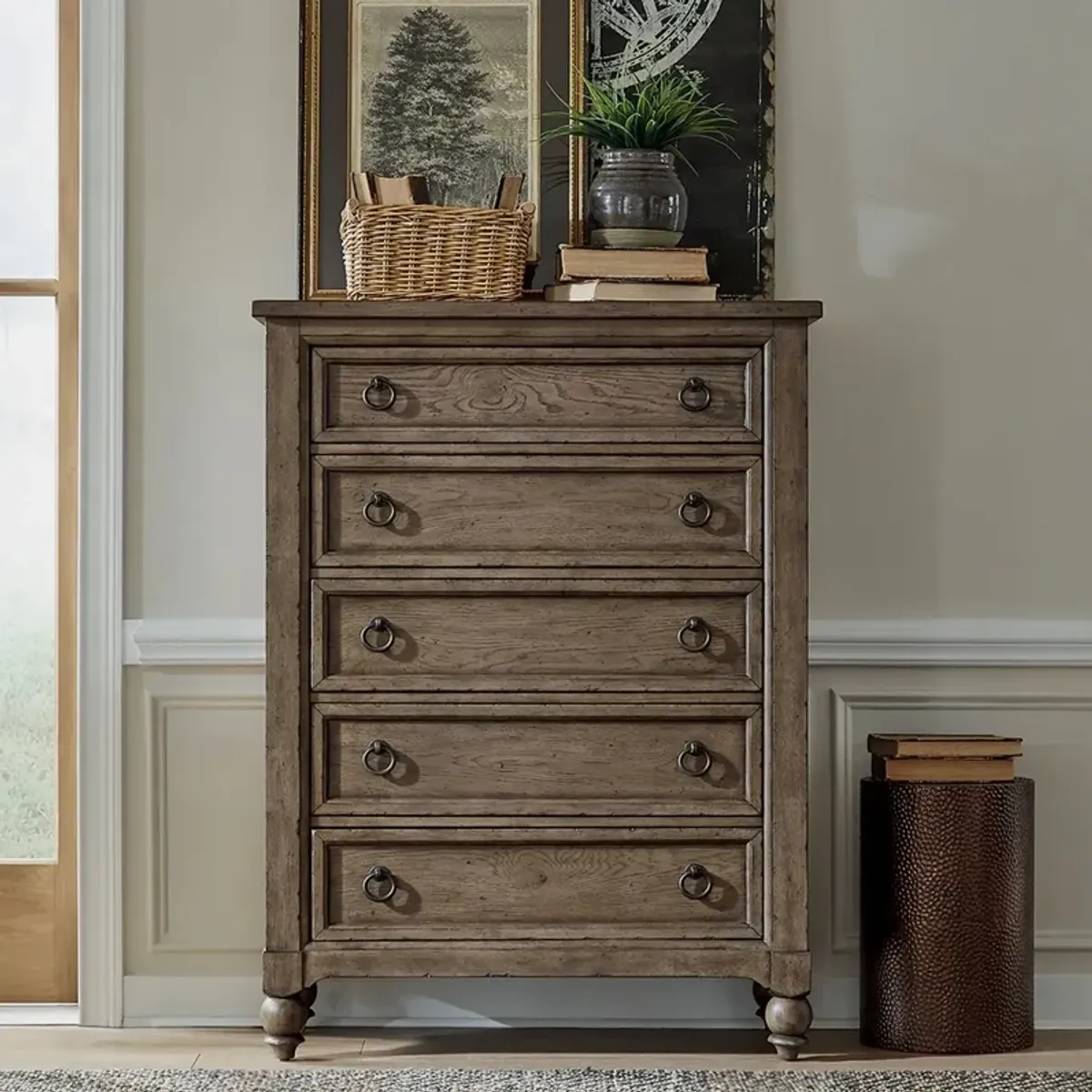 Liberty Furniture Americana Farmhouse 5-Drawer Chest