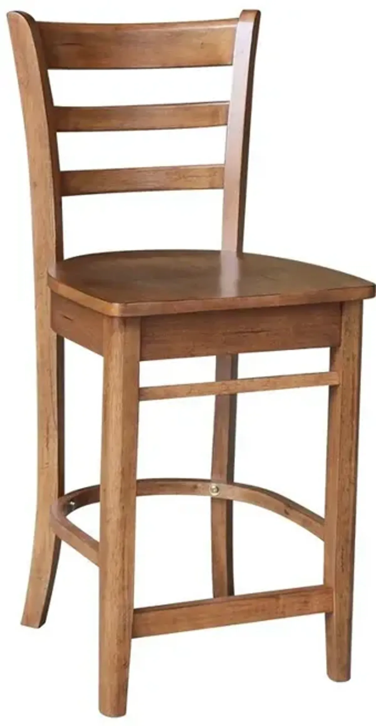 John Thomas Dining Essentials Emily Wood Stool in Bourbon Oak