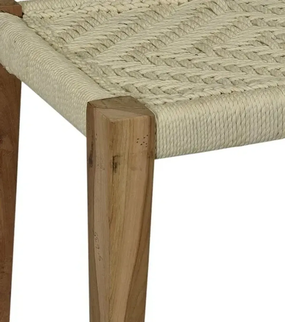 Crestview Bengal Manor Jute Yarn Bench