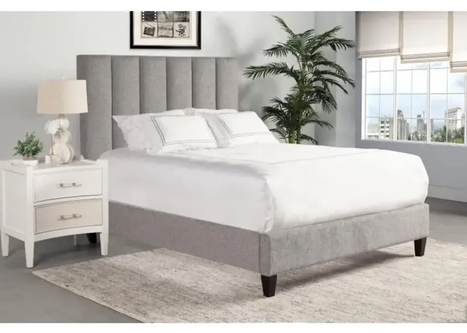 Parker House Avery Stream Grey Queen Headboard