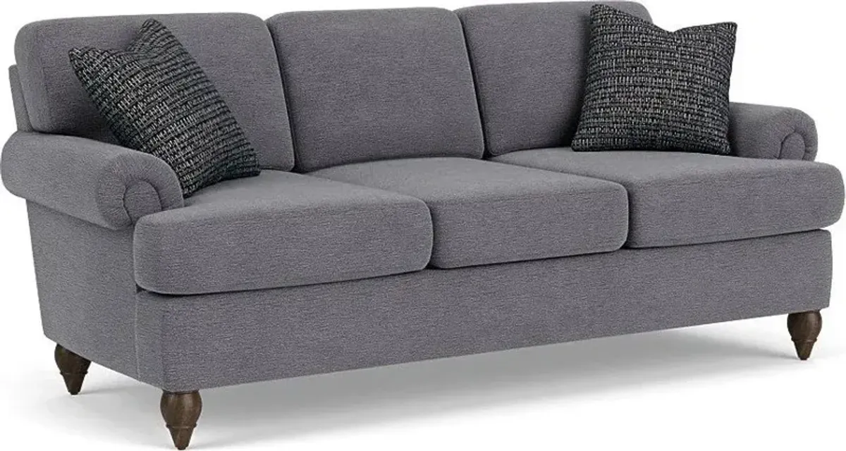 Flexsteel South Haven Traditional Gray Ash Sofa