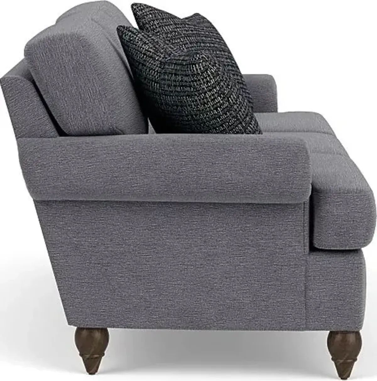 Flexsteel South Haven Traditional Gray Ash Sofa