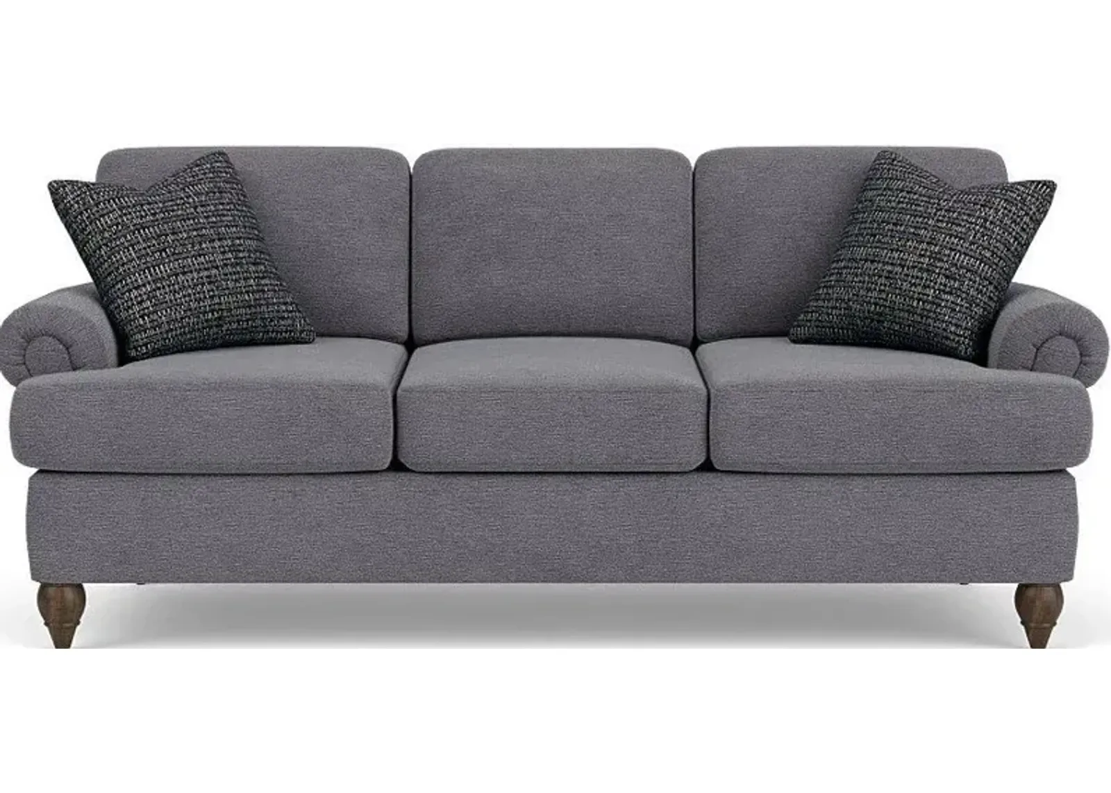 Flexsteel South Haven Traditional Gray Ash Sofa