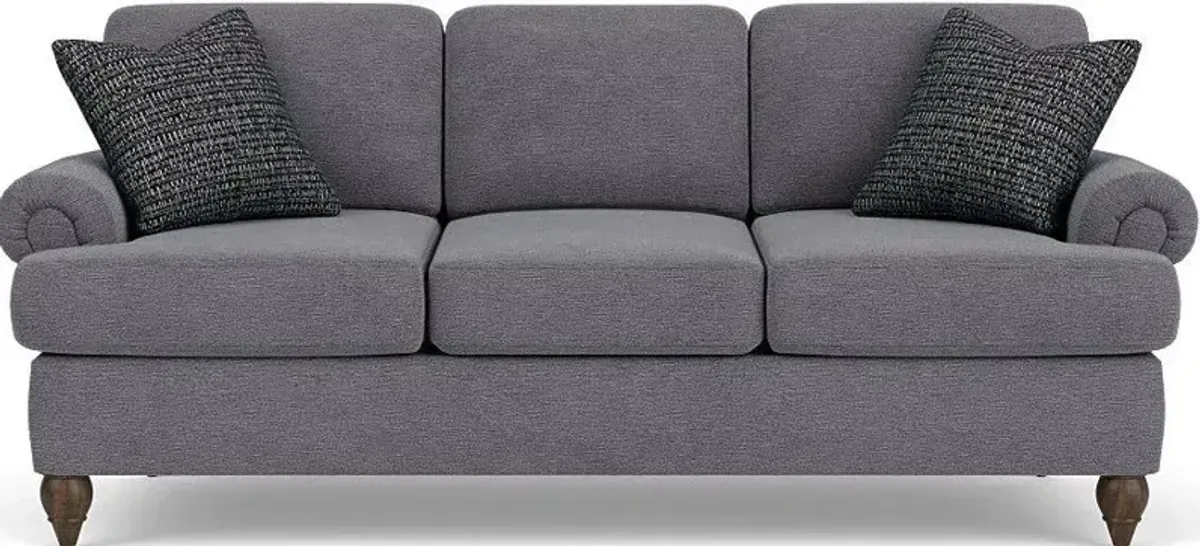 Flexsteel South Haven Traditional Gray Ash Sofa