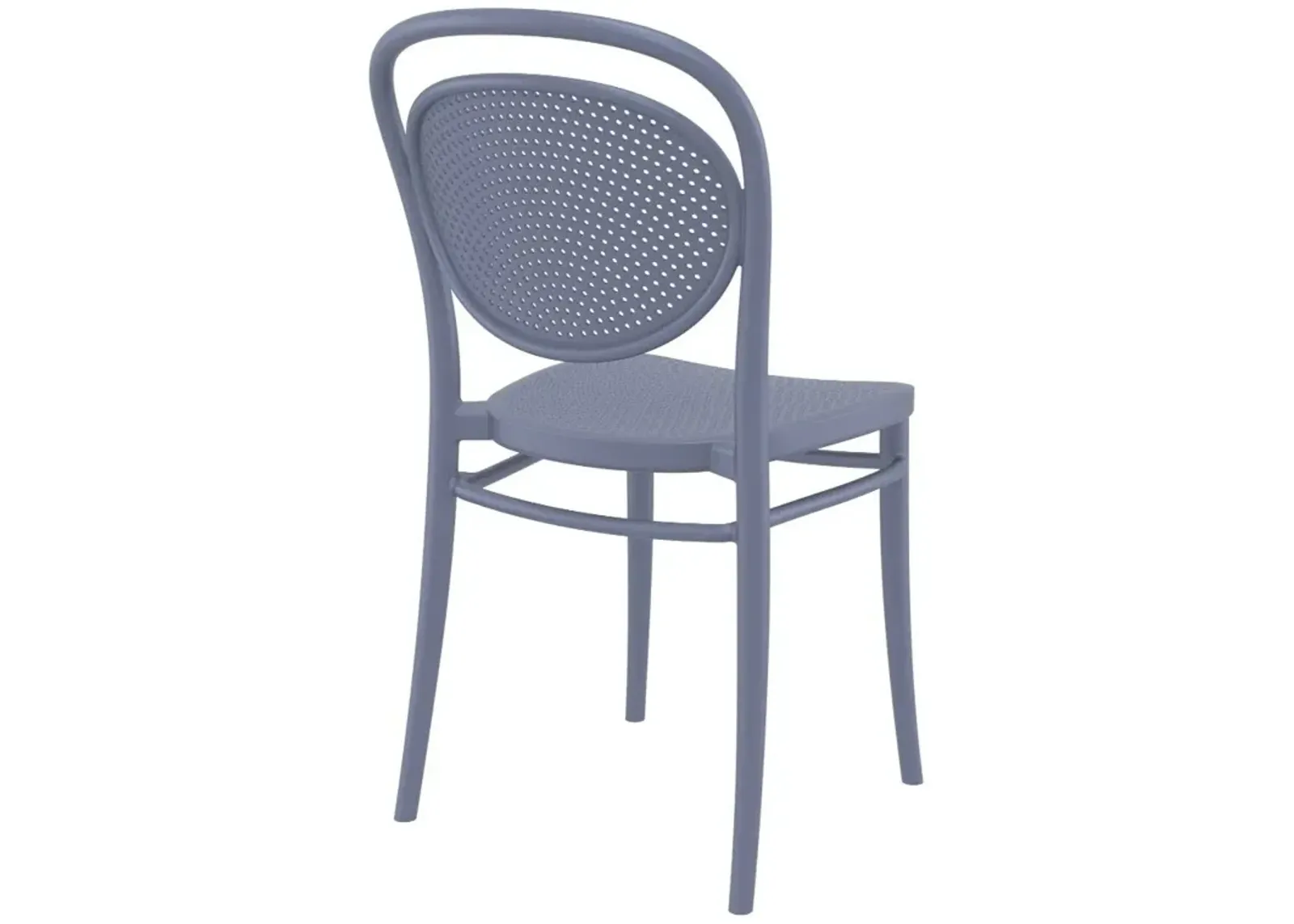 Compamia Marcel Resin Outdoor Patio Chair Dark Gray