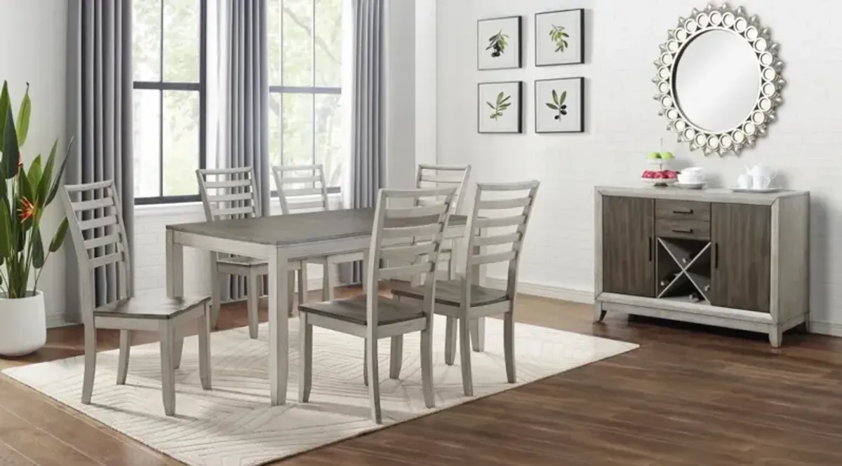 Steve Silver 5-Piece Abacus Table & 4 Side Chairs