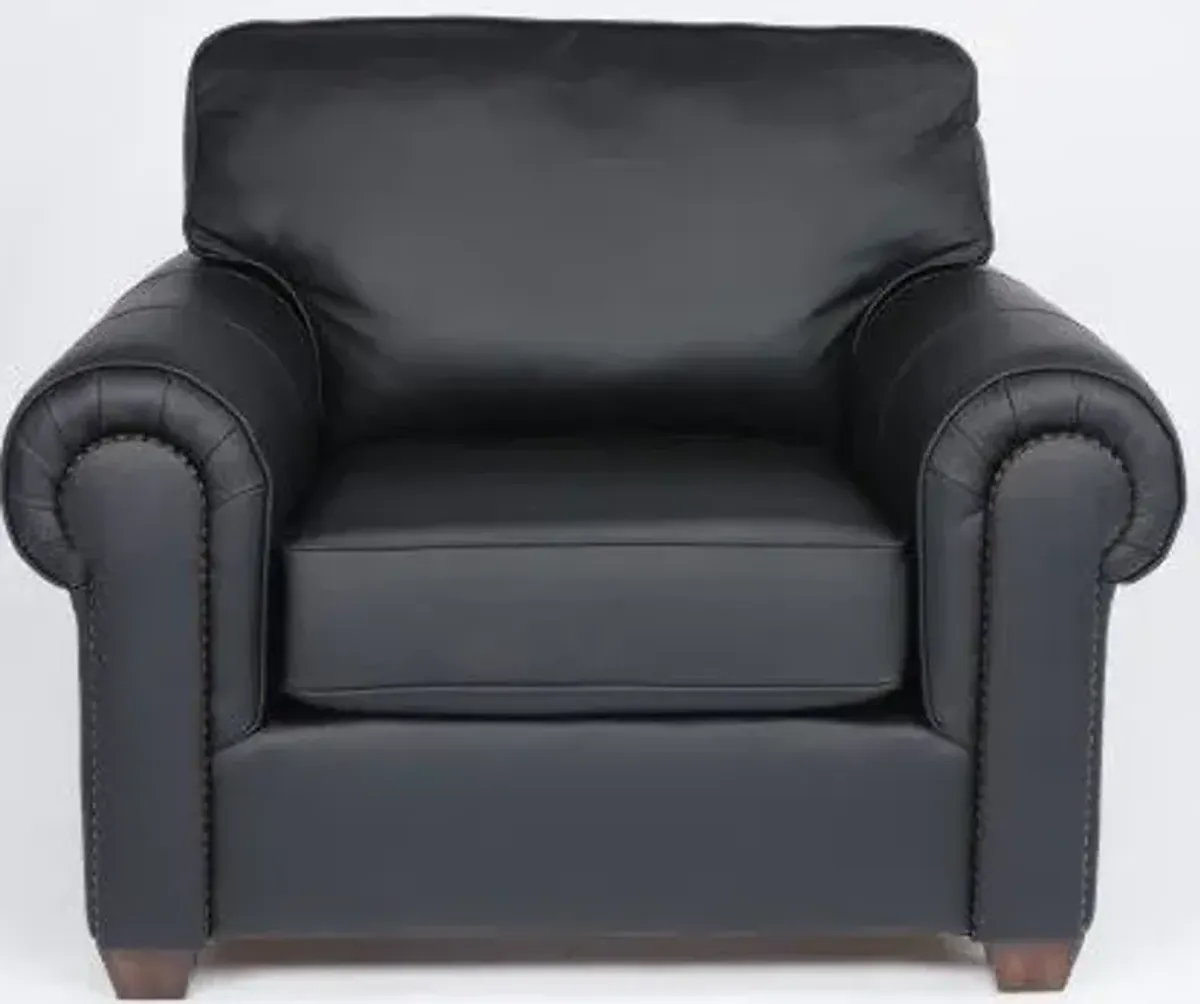 Flexsteel Carson Black Chair