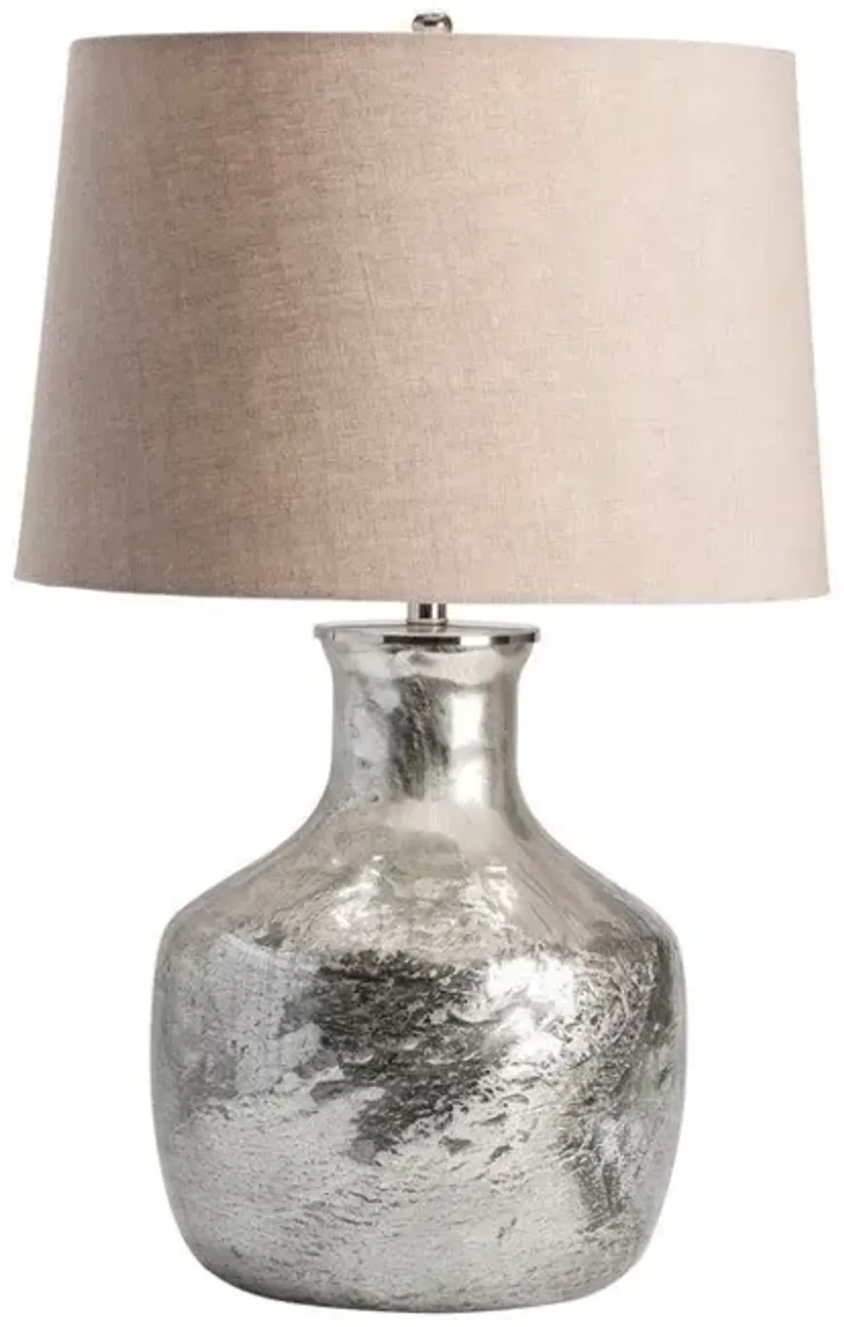 Crestview Blair Beige/Silver Table Lamp