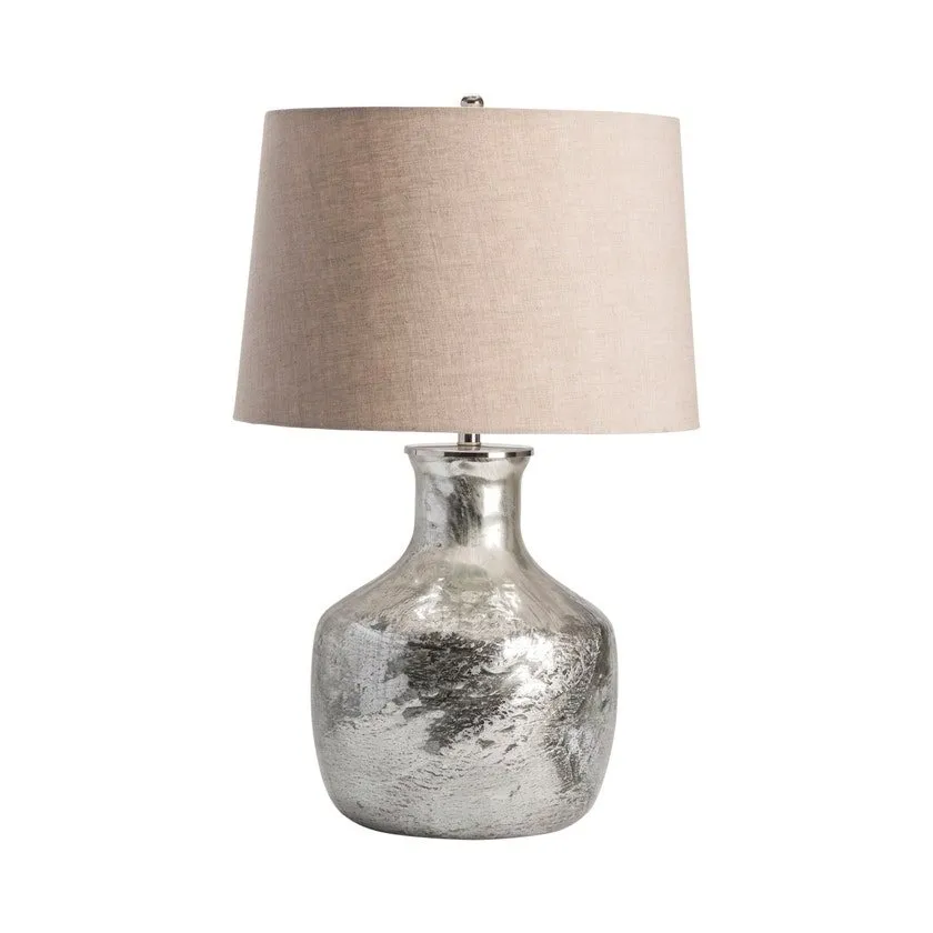 BLAIR BEIGE/SILVER TABLE LAMP