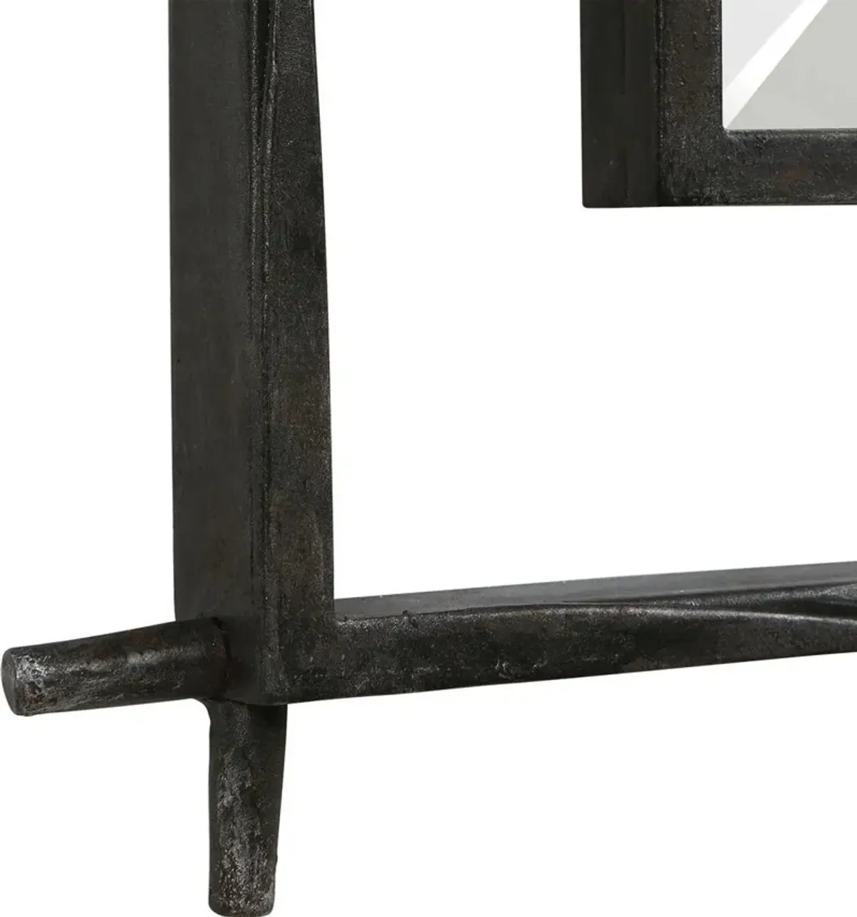 Uttermost Ironworks Ebony Industrial Mirror