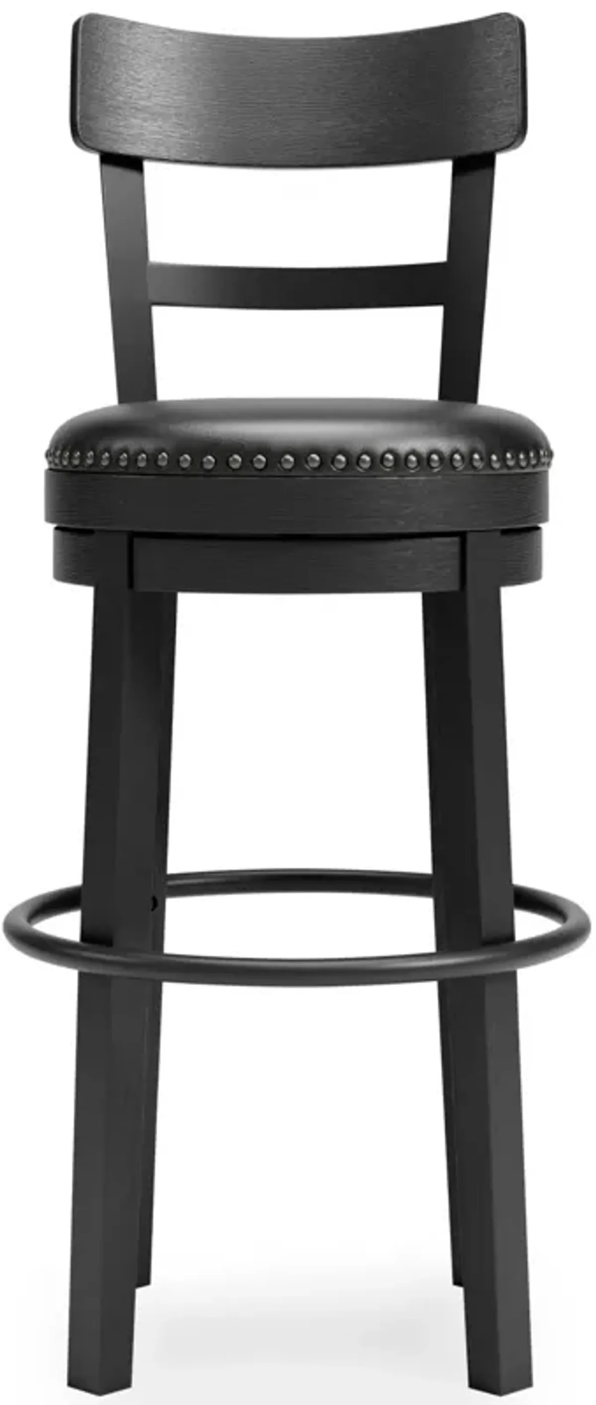 Ashley Valebeck Black Bar Height Bar Stool