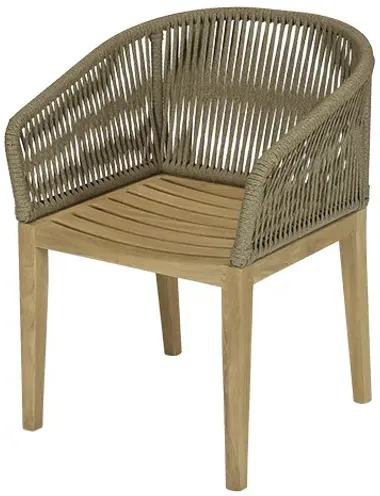 MALIBU OUTDOOR DINING CHAIR DESERT SAND