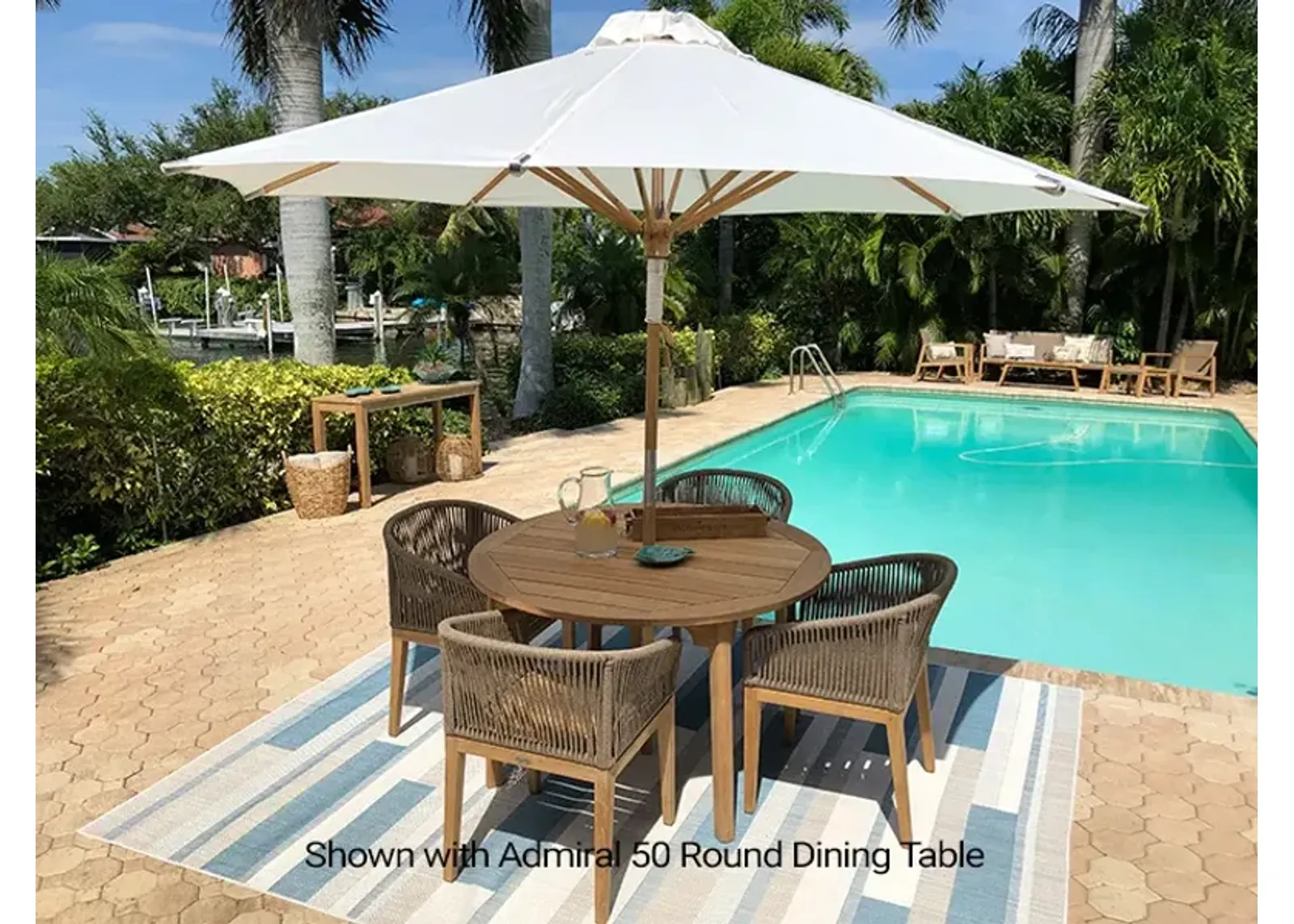 Royal Teak Malibu Outdoor Dining Chair Desert Sand