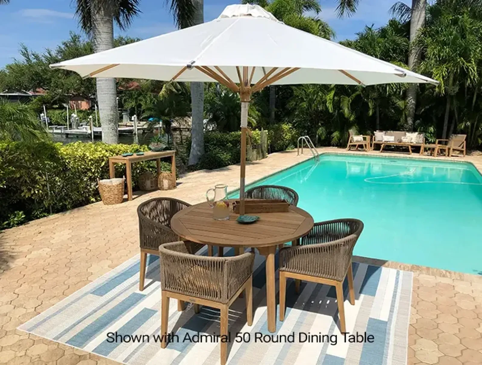 Royal Teak Malibu Outdoor Dining Chair Desert Sand