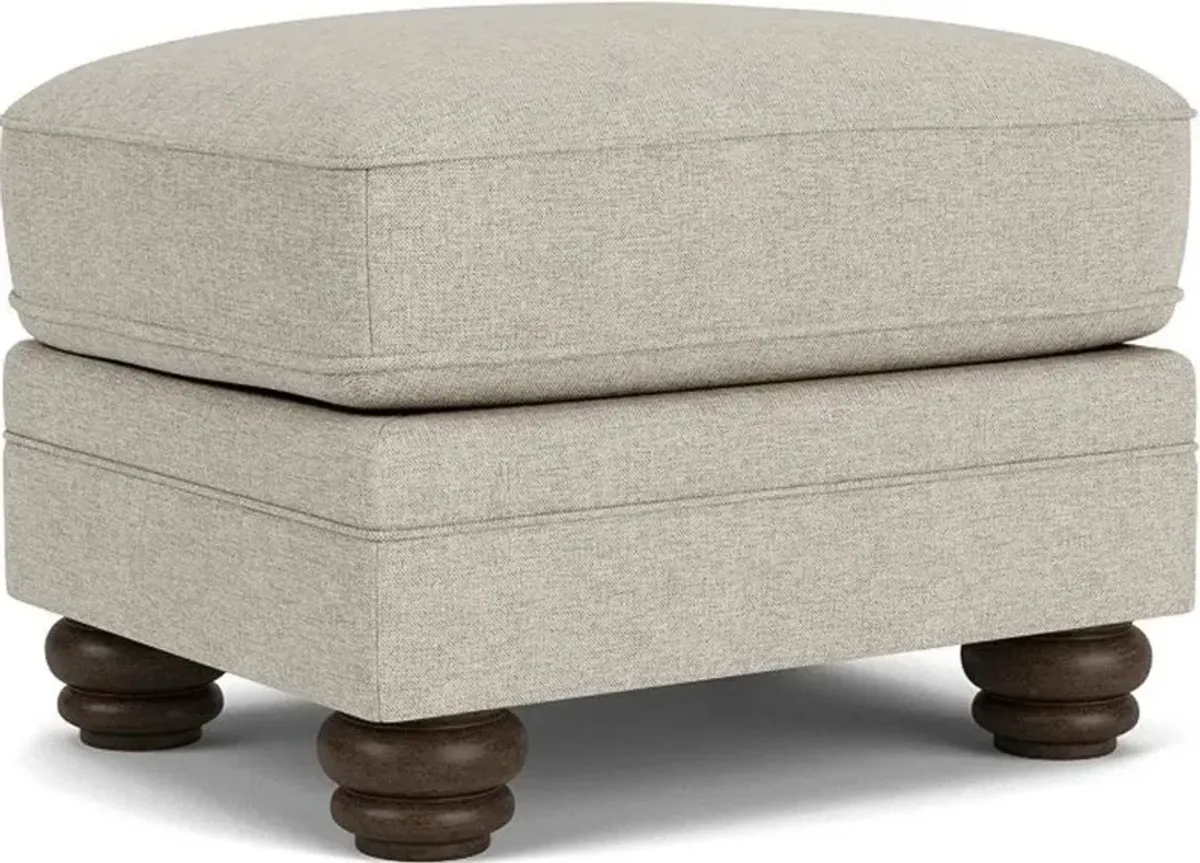 Flexsteel Bexley Silver Vintage Driftwood Ottoman