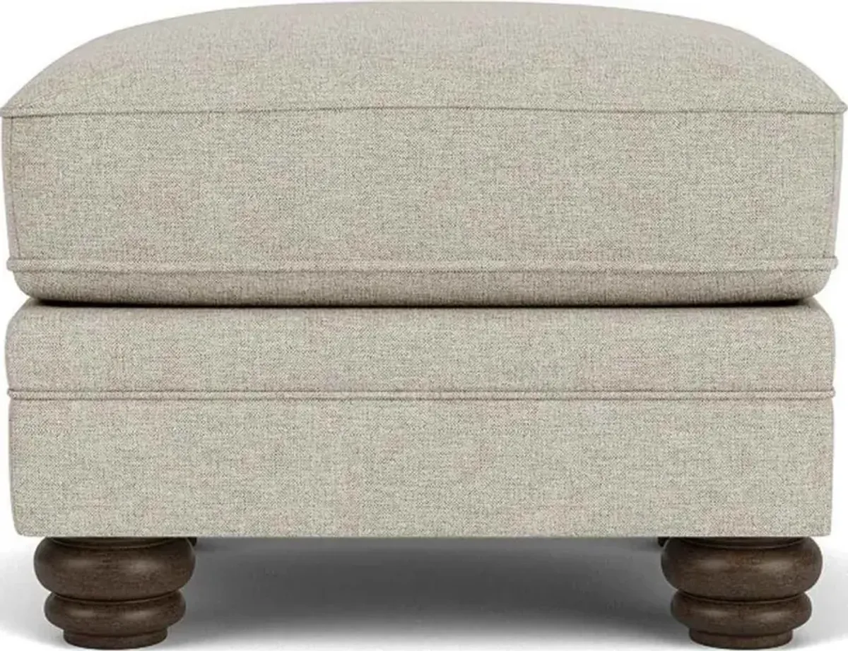 Flexsteel Bexley Silver Vintage Driftwood Ottoman