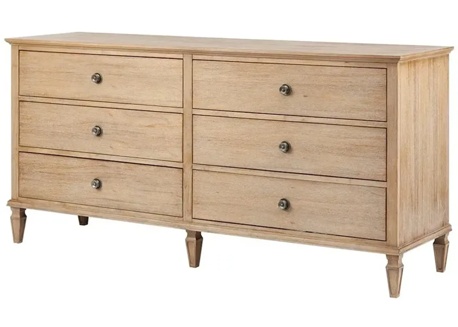 Olliix Madison Park Signature Light Natural Victoria 6-Drawer Dresser