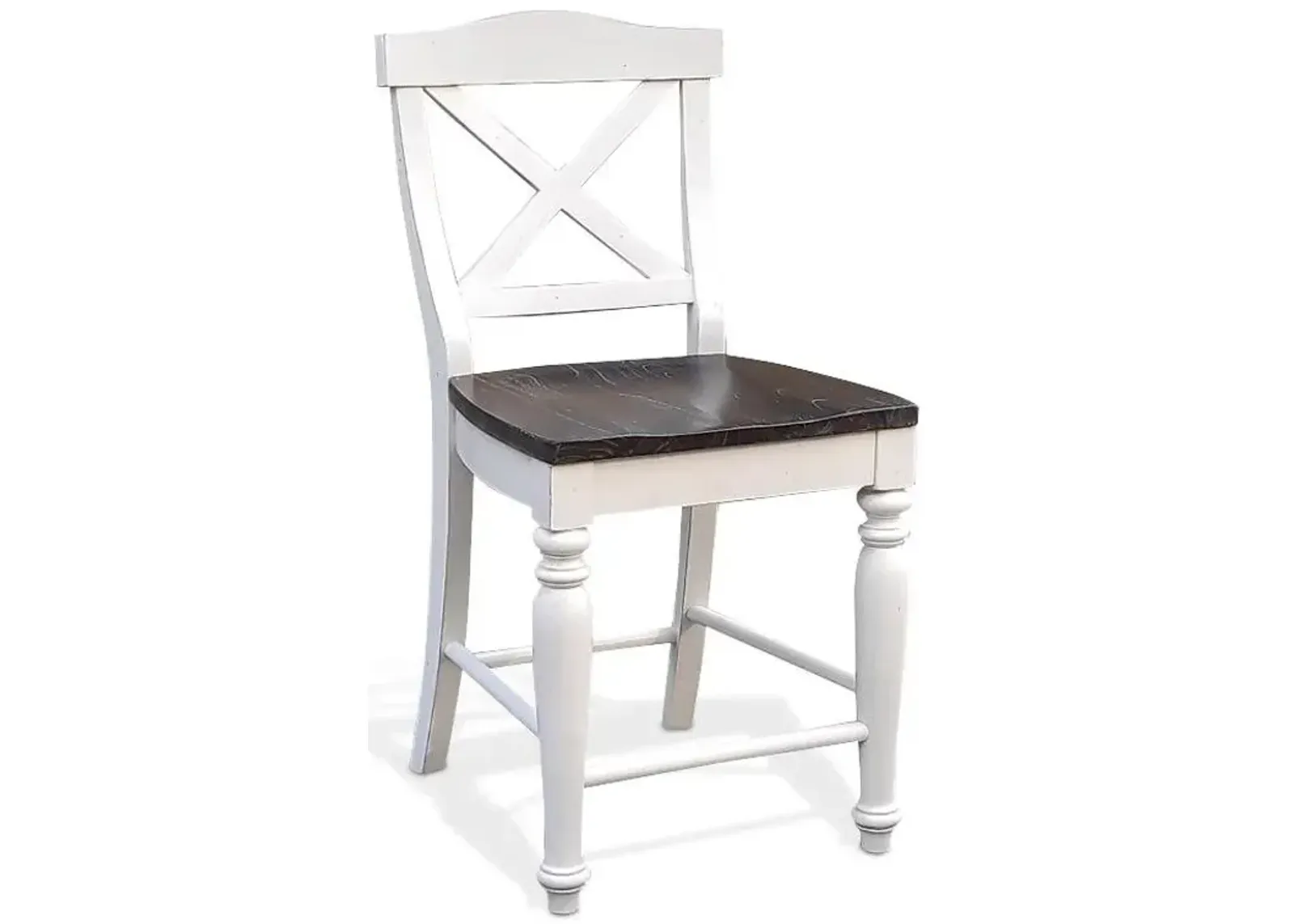 Sunny Designs Carriage House European Cottage Crossback Barstool