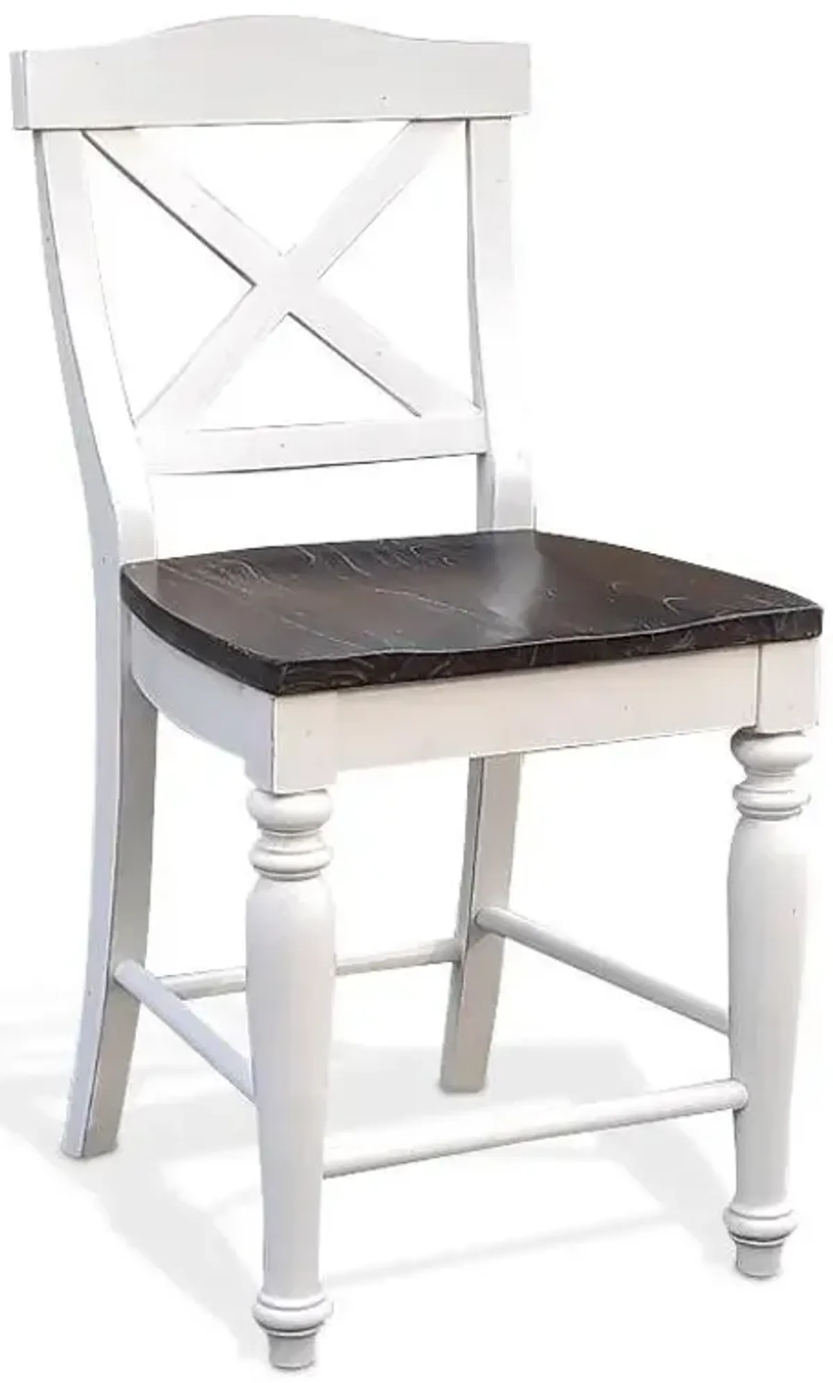 Sunny Designs Carriage House European Cottage Crossback Barstool