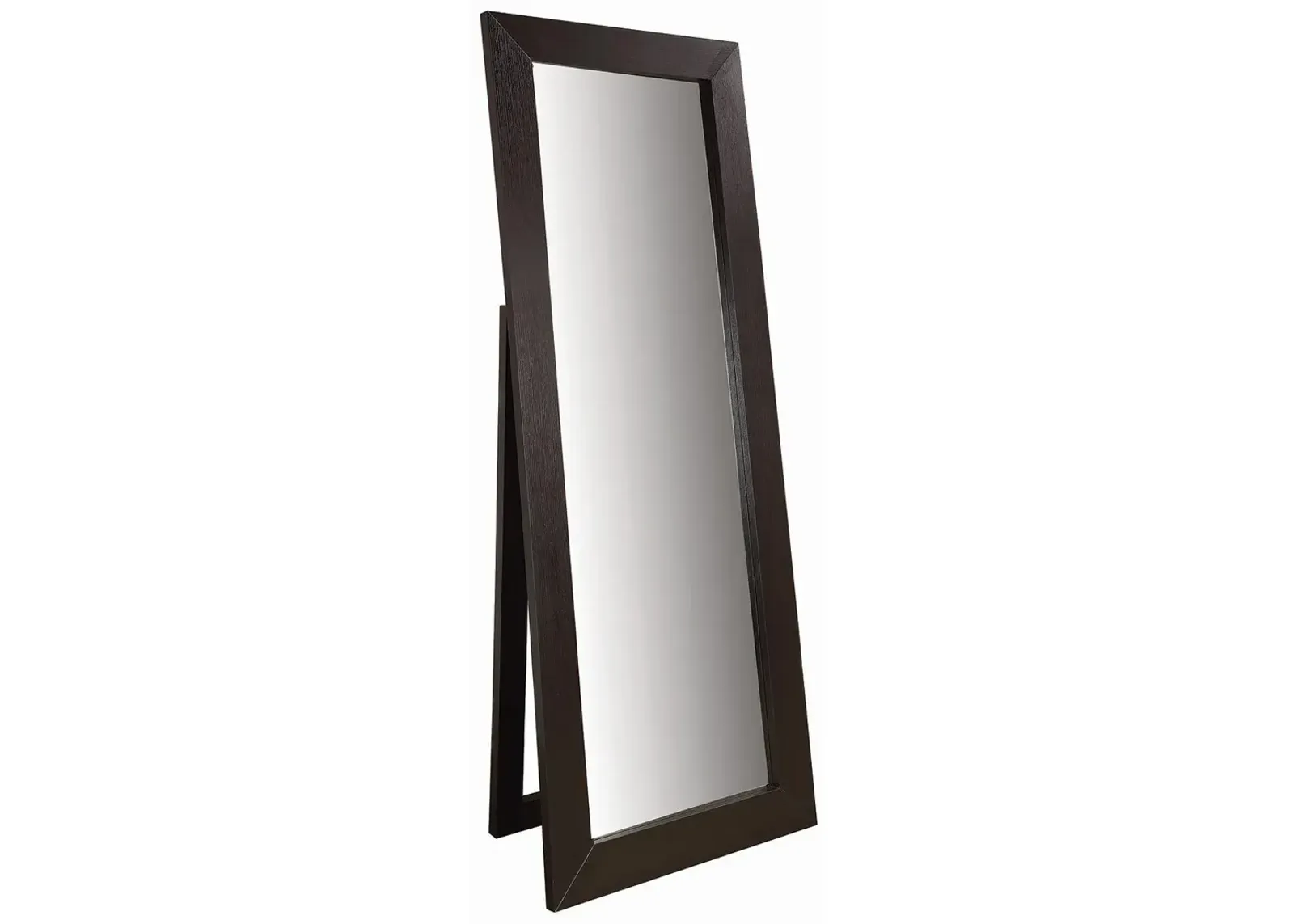 Coaster Toga 28 X 72 Inch Wood Standing Floor Mirror Cappuccino