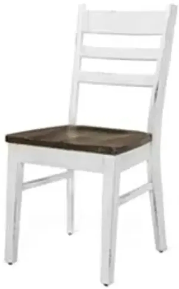 Sunny Designs Carriage House European Cottage 37 Inch Ladderback Dining Chair