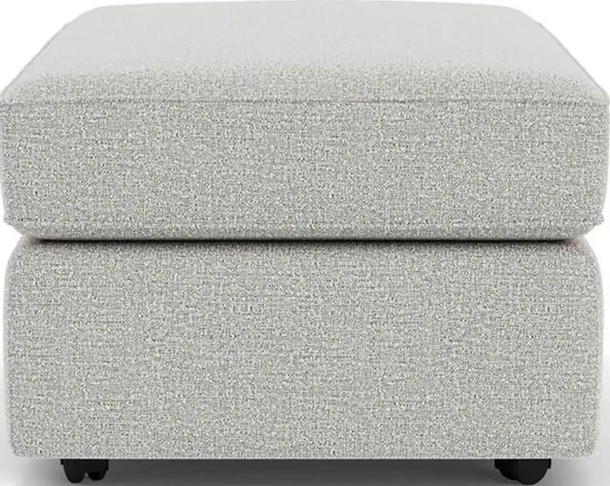 Flexsteel Vail Silver Glacier Cocktail Ottoman