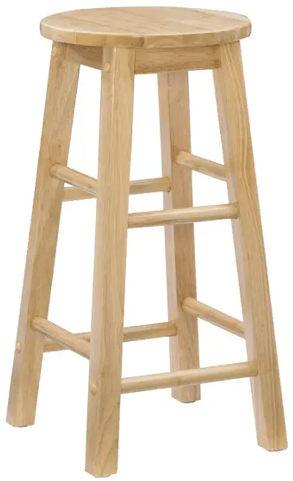 Linon 24 Inch Counter Stool with Round Seat