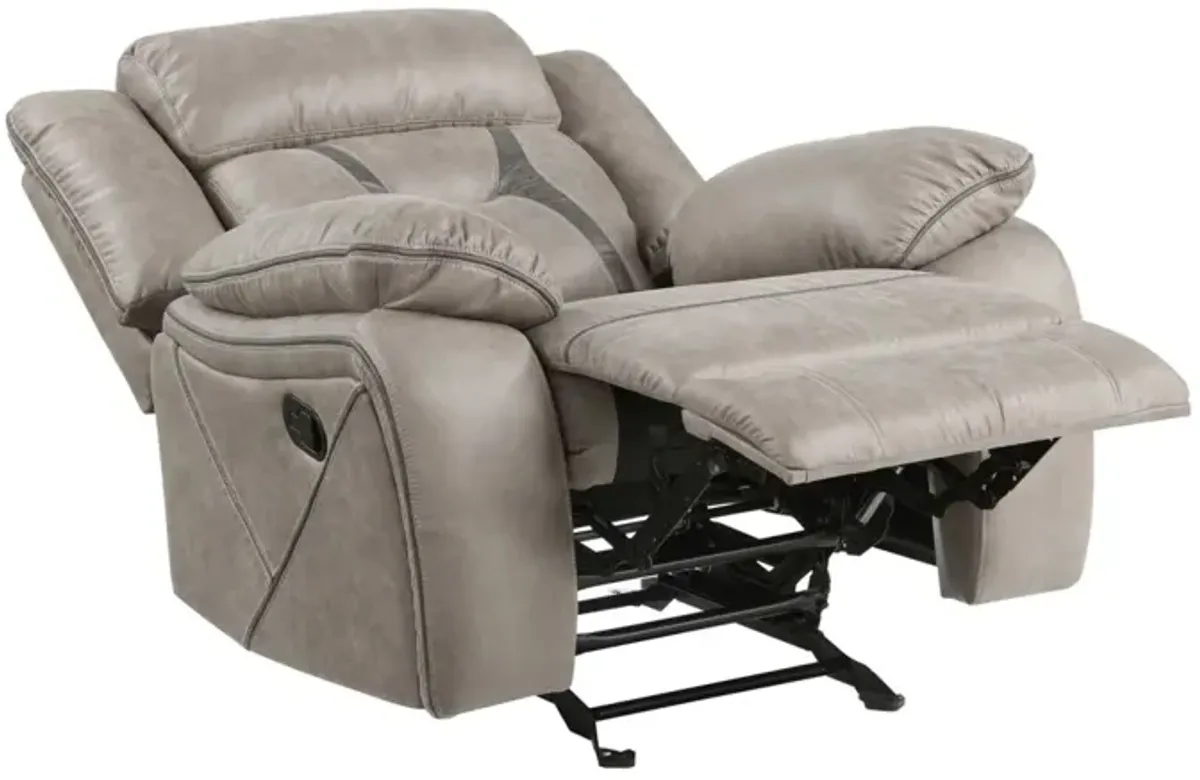 Steve Silver Tyson Gray Recliner