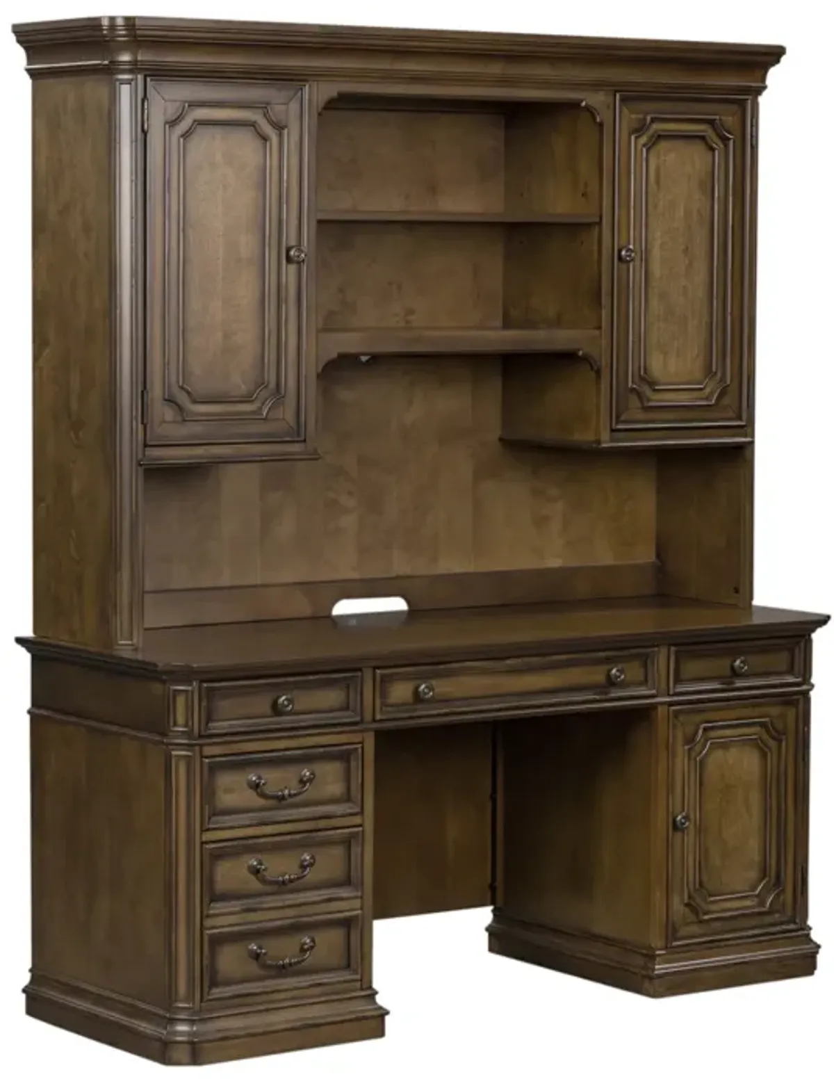 Liberty Furniture Amelia 5-Piece Antique Toffee Junior Executive Set