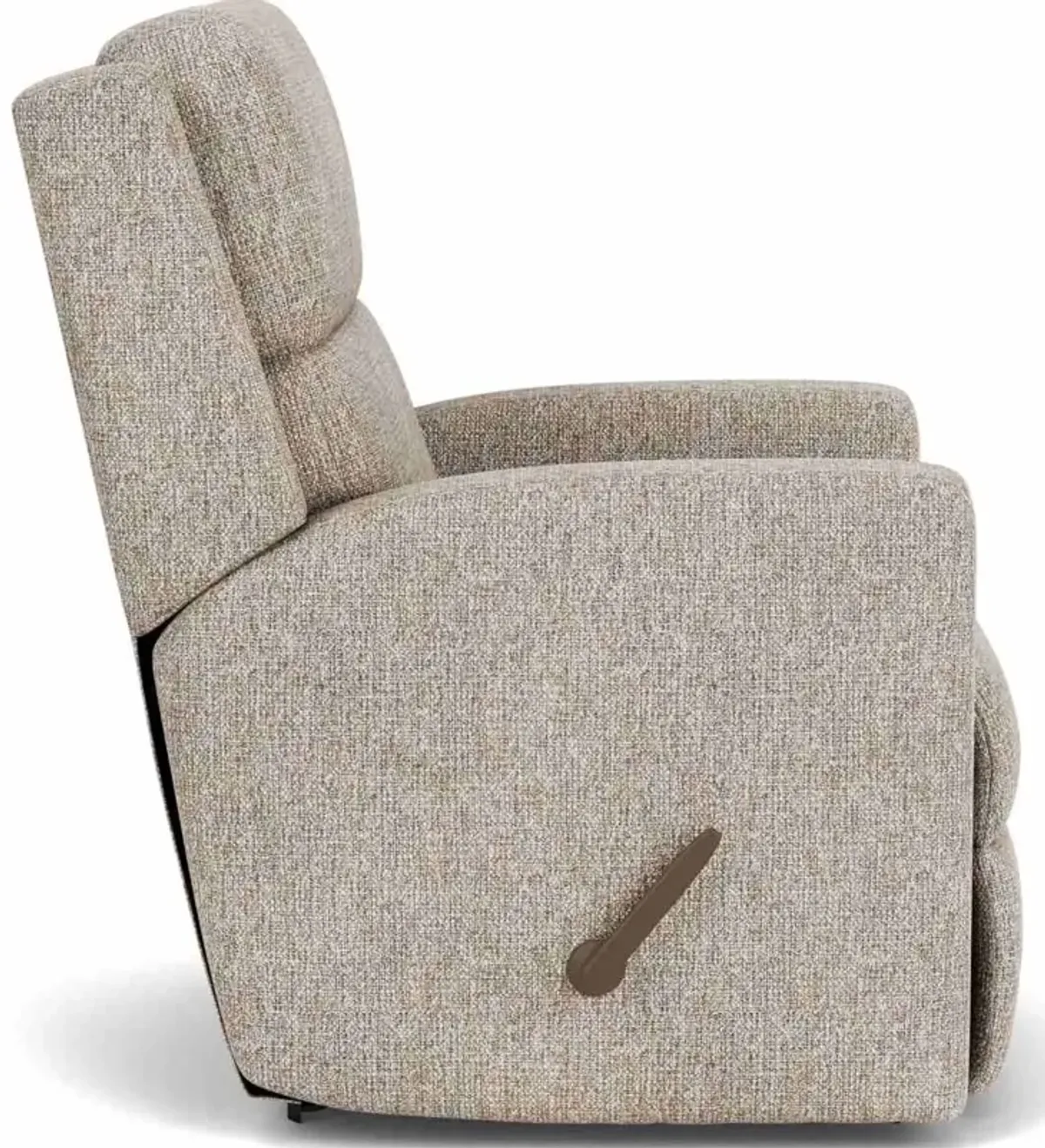 Flexsteel Chip Silver Overcast Rocking Manual Recliner