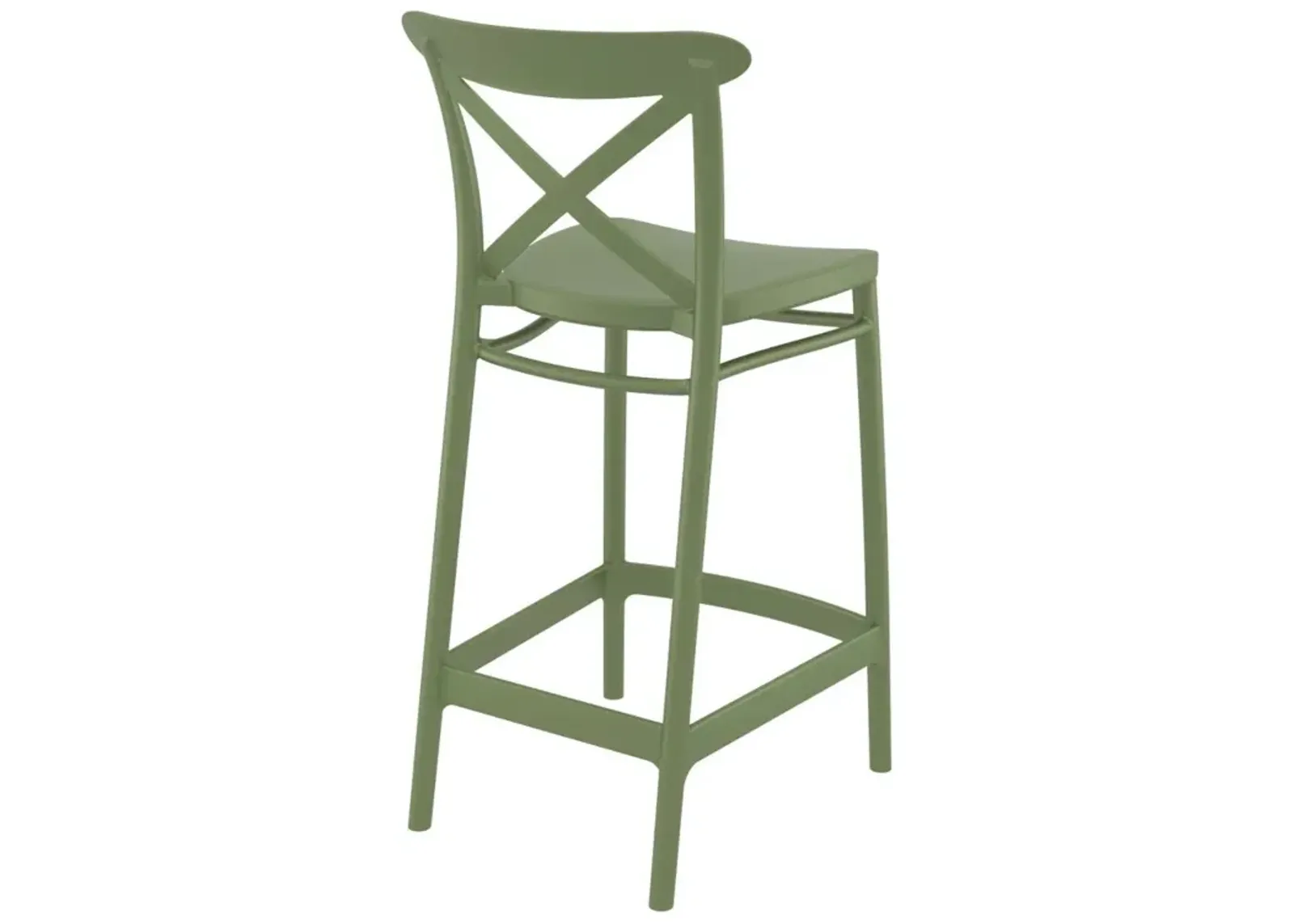 Compamia Cross Counter Stool Olive Green