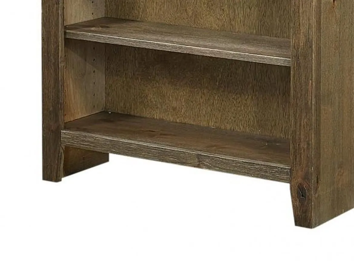 ALDER GROVE BRINDLE 84 INCH BOOKCASE WITH 1 FIXED & 4 ADJUSTABLE SHELVES