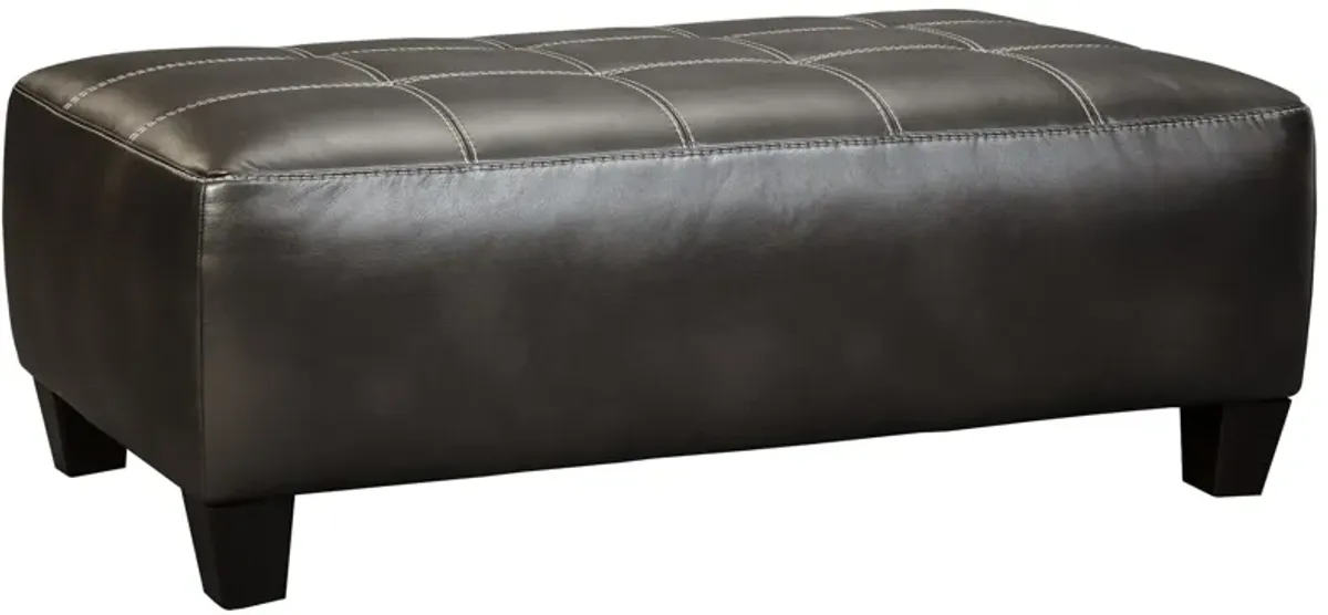 Ashley Nokomis Charcoal Oversized Accent Ottoman