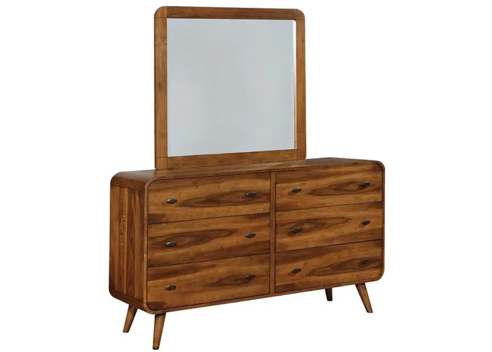 Coaster Robyn Dresser Mirror Dark Walnut