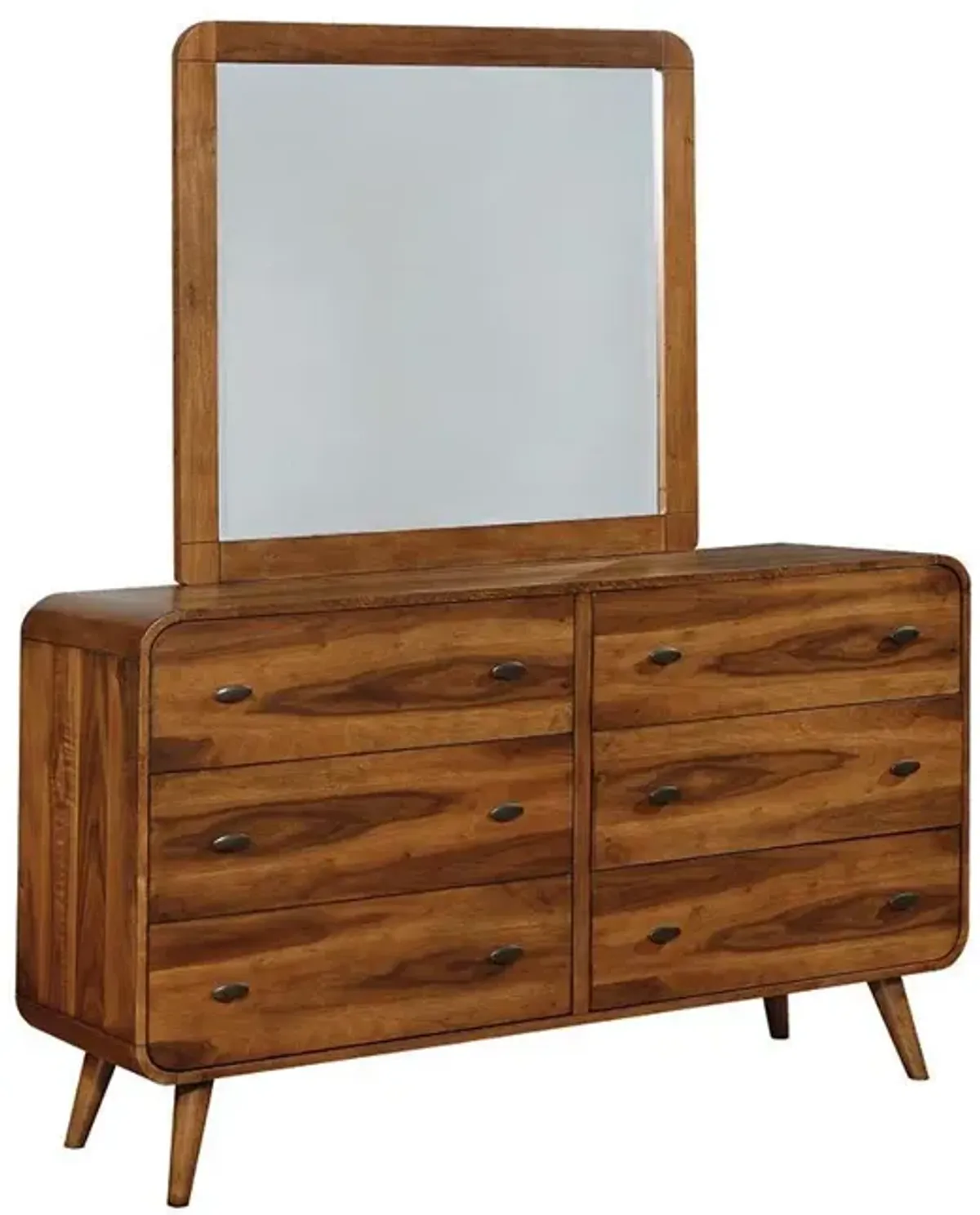 Coaster Robyn Dresser Mirror Dark Walnut