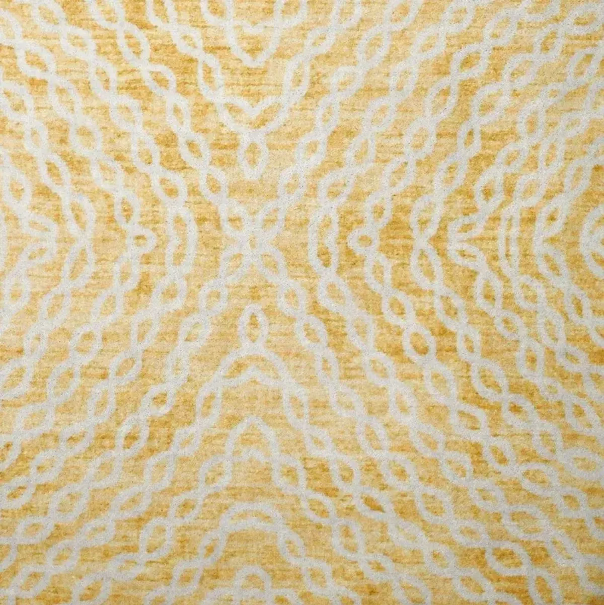 Dalyn Sandy Ripple Diamond Patterned Brisbane Gold 5'X8' Area Rug