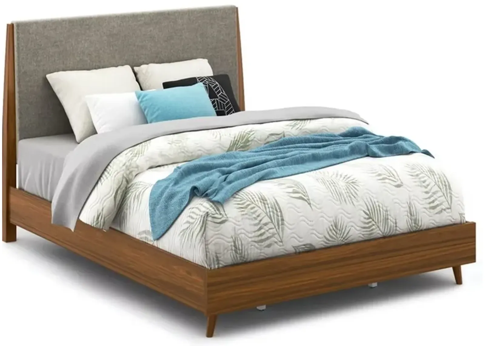 Flexsteel Ludwig Silt/Walnut Queen Bed