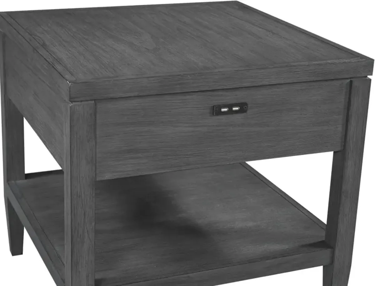 Aspenhome Preston Urbane Grey End Table