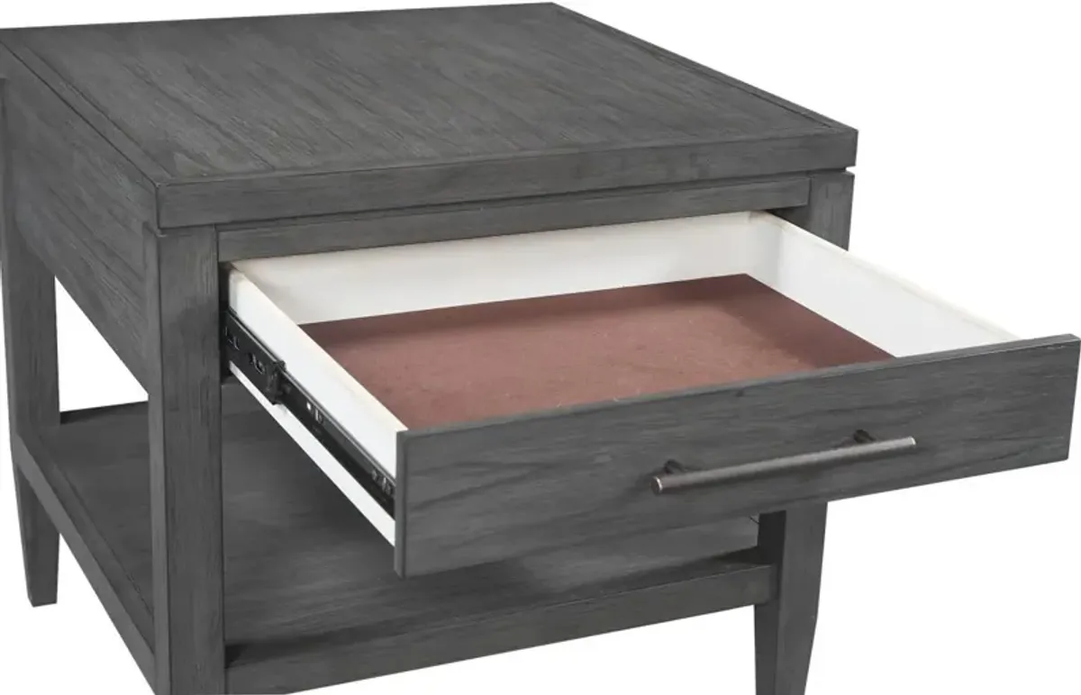 Aspenhome Preston Urbane Grey End Table