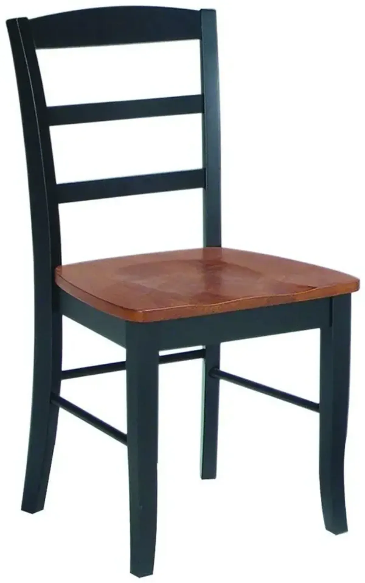 John Thomas Dining Essentials Madrid Wood Dining Chair in Black/Cherry