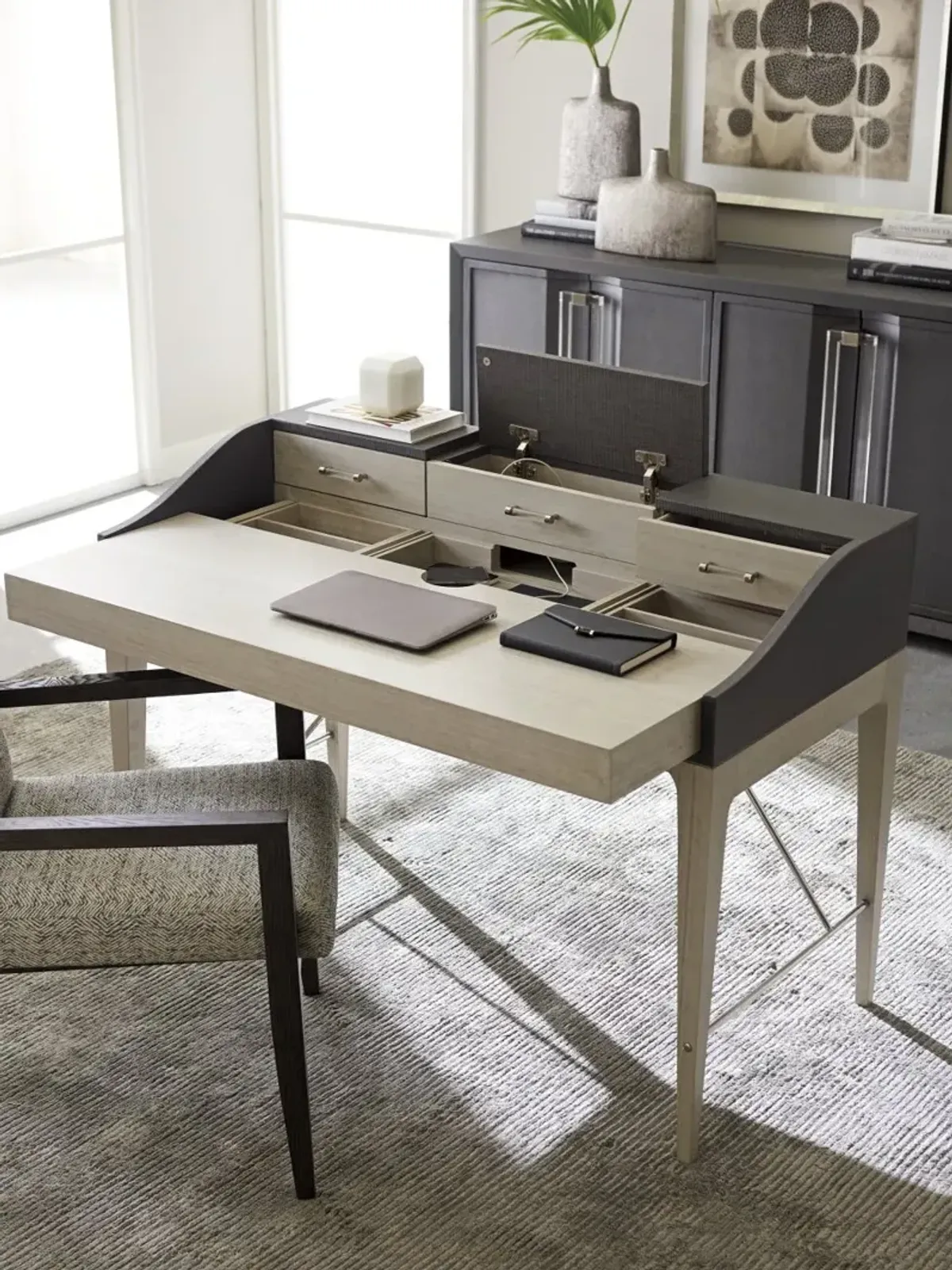 Sligh by Lexington Studio Designs Anthology Linen Writing Desk