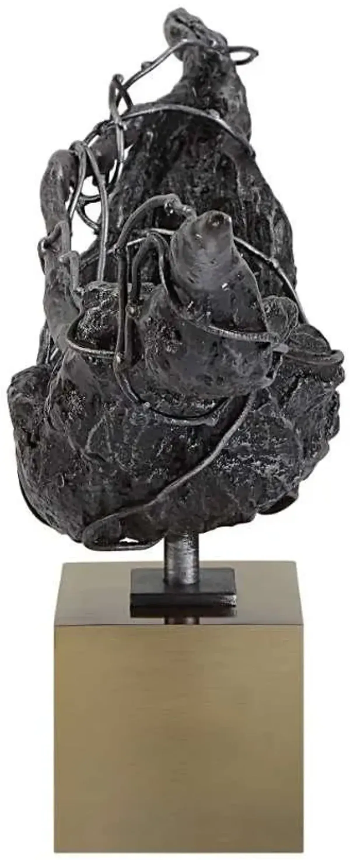 Uttermost Tranquility Dark Bronze Abstract Sculpture