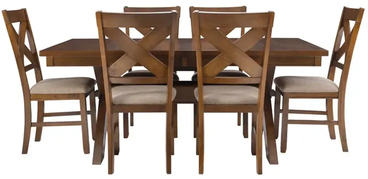 Powell Kraven 7-Piece Dining Set