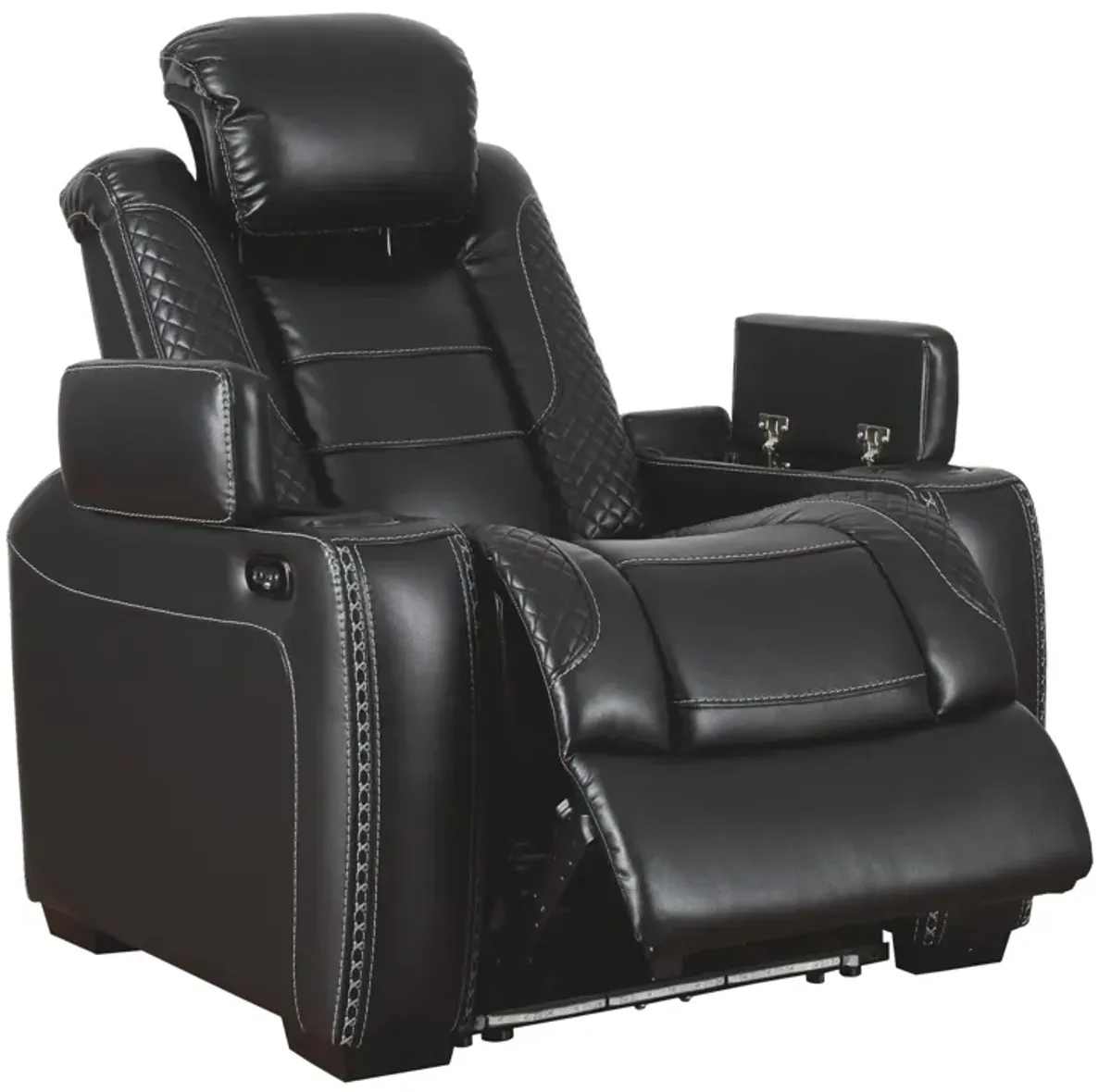 Ashley Party Time Midnight Powder Adjustable Headrest Recliner